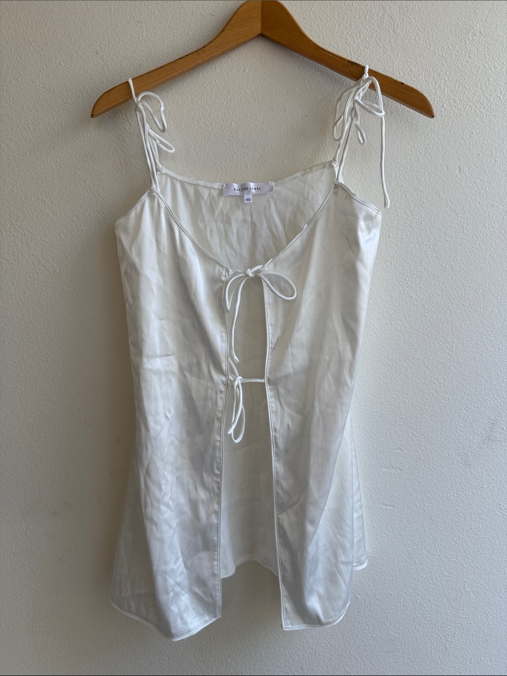 Kat The Label White Lottie Camisole Xs — image 2 of 6